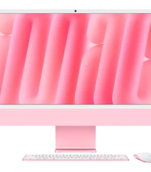 24-inch iMac with Retina 4.5K display: Apple M4 chip with 10‑core CPU and 10‑core GPU, 16GB, 256GB SSD - Pink,Model A3137