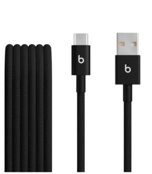 Beats USB-A to USB-C Woven Cables (1.5 m) - Bolt Black (2-Pack)