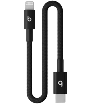 Beats USB-C to Lightning Woven Short Cable (20 cm) - Bolt Black