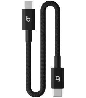Beats USB-C to USB-C Woven Short Cable (20 cm) - Bolt Black