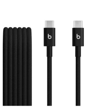 Beats USB-C to USB-C Woven Cables (1.5 m) - Bolt Black (2-Pack)