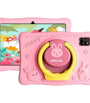 OSCAL KIDO 2 WiFi 10.1-inch HD IPS 800x1280 Quad-core T310 up to 2.0 GHz RAM 4GB ROM 64GB Cam Rear 8MP Front 5MP WiFi5 BT 5.0 Battery 6600mAh Android 16 Bunny Pink