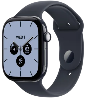 Apple Watch Series 12 GPS + Cellular 46mm Night Blue Ceramic Case with Navy Blue Sport Band - M/L, Model A3587