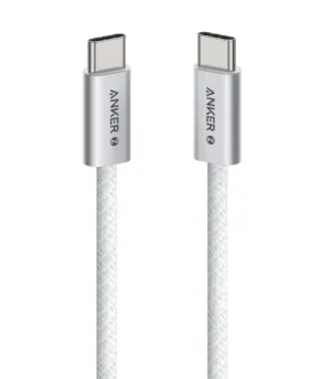 Anker Type C to Type C Braided Cable 240W 1m White