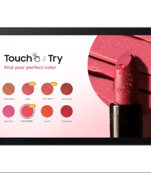 SAMSUNG 13" TOUCH DISPLAY - FULL HD  16/7 USAGE  300NIT BRIGHTNESS  SOC MEDIA PLAYER: SSSP 6
