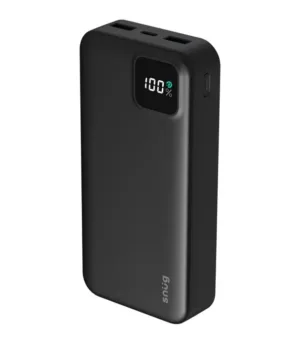 Snug 20000mah sqr dig Powerbank-Black
